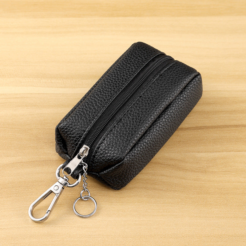 Compact Multifunctional Zippered Coin Pouch — product view 3