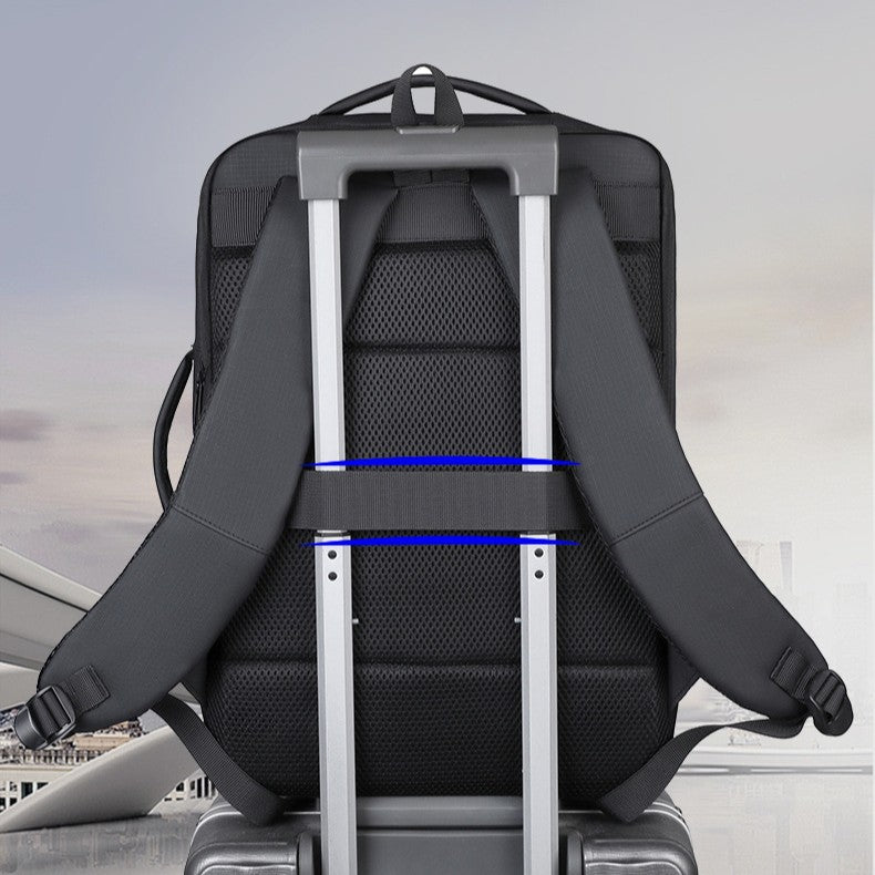 Modern Laptop Backpack with Comprehensive Protection Function and Thoughtful Compartment System LoungeYard — product view 2