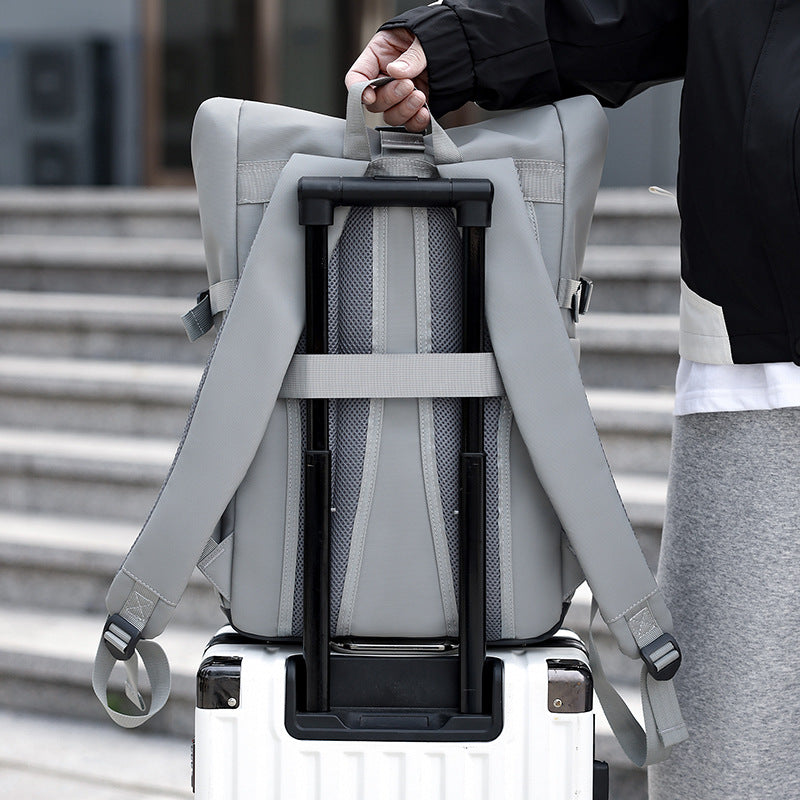 Rolltop Waterproof Adventure Backpack LoungeYard — product view 3