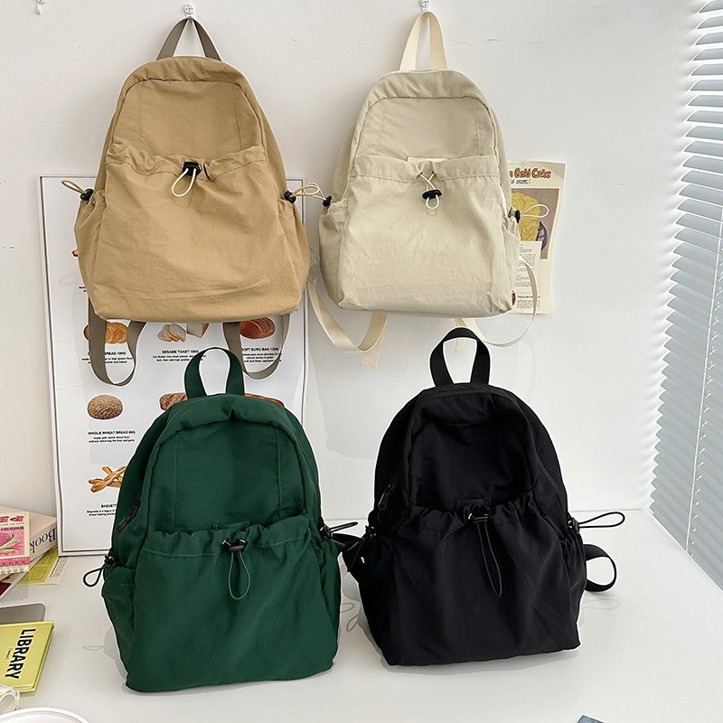 Leisure backpack with innovative drawstring and comfortable carrying system LoungeYard — product view 4