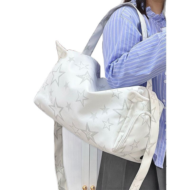 Trendy Star-Patterned Hobo Bag — product view 5