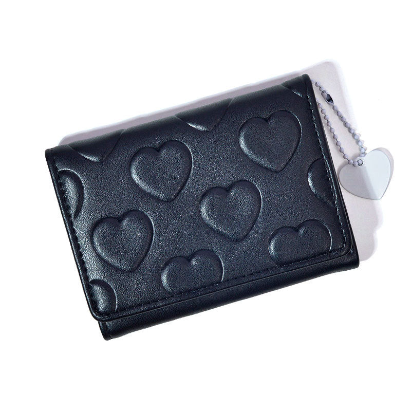 Heart-Embossed Folding Wallet — product view 2