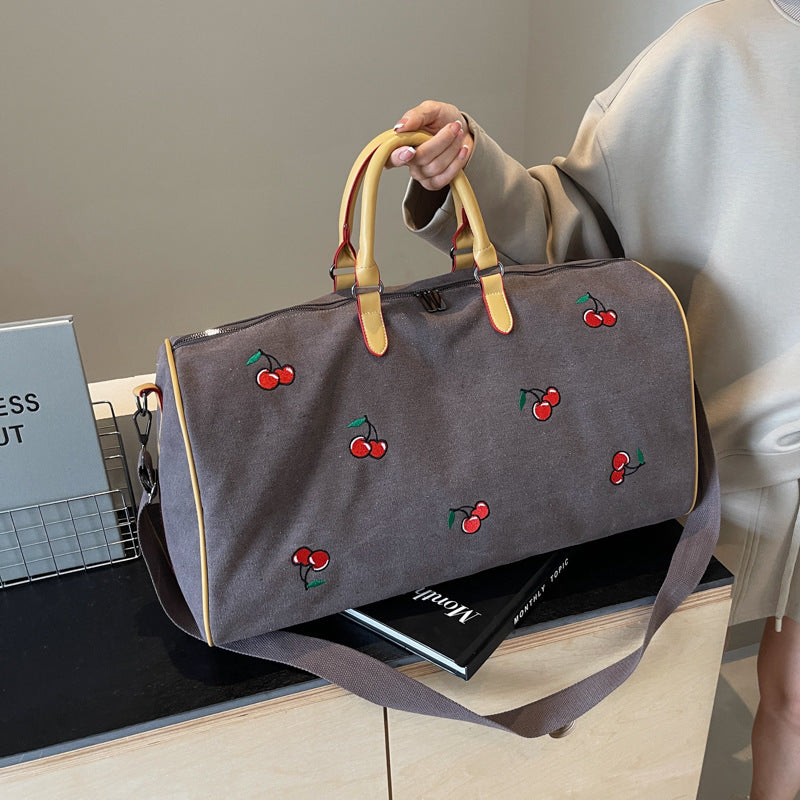 Embroidered Travel Duffel Bag LoungeYard — product view 7