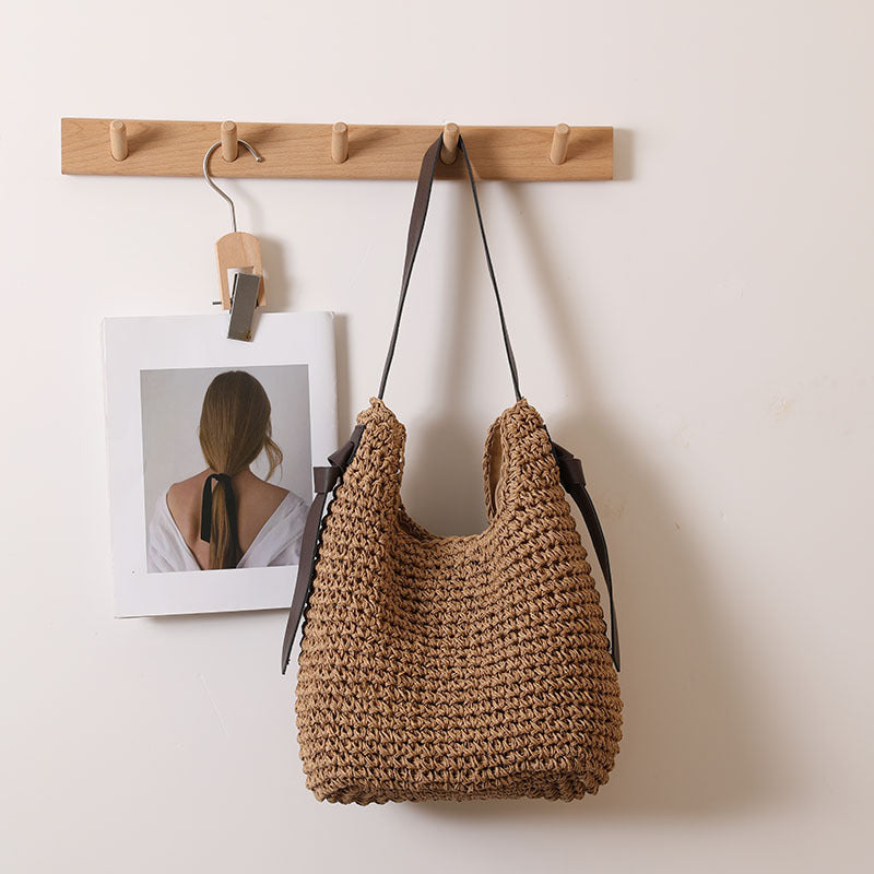 Fashionable Handmade Shoulder Bag Made of Natural Material LoungeYard — product view 1