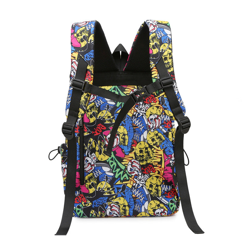 Floral Print Adventure Backpack LoungeYard — product view 3