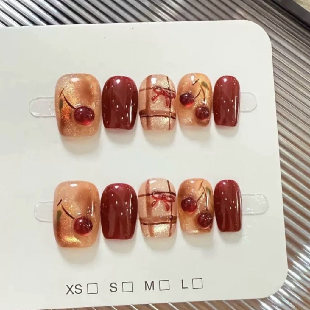 Artistic Glossy Press-On Nail Set — product view 1