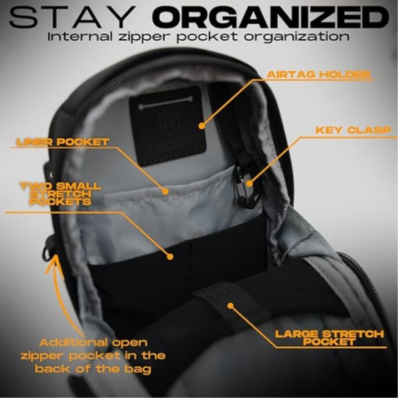 Multifunctional shoulder bag with adjustable shoulder strap LoungeYard — product view 2