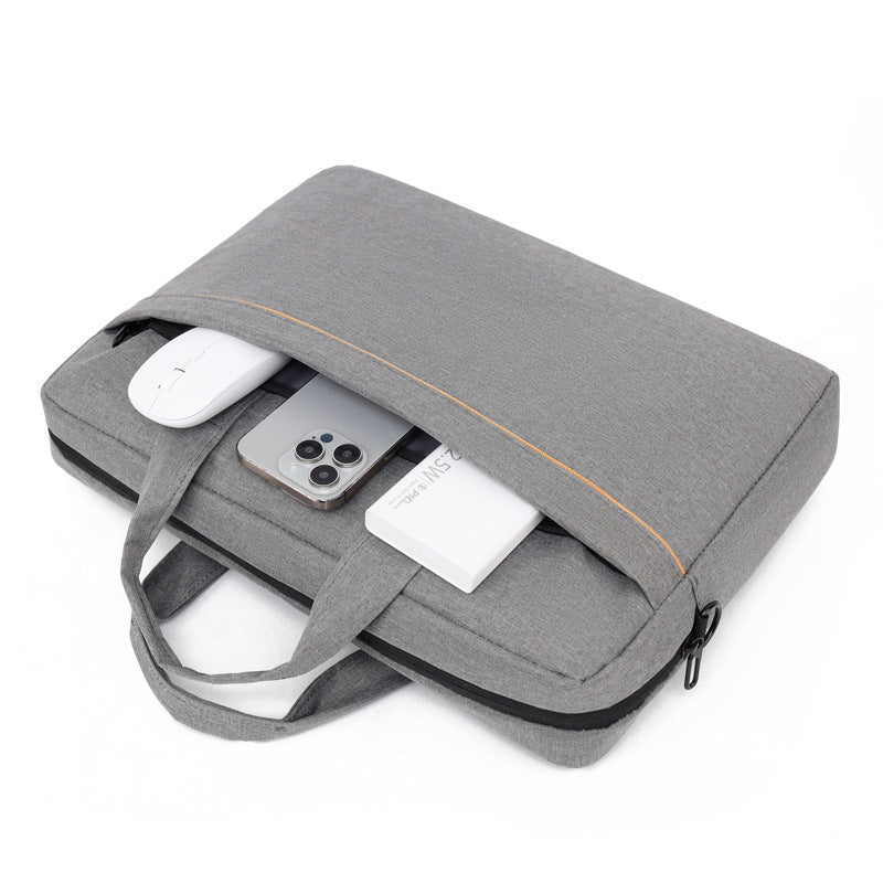Elegant laptop bag with practical inner lining LoungeYard — product view 2