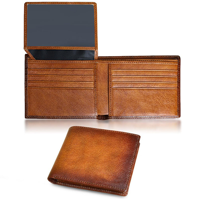 Classic Tri-Fold Leather Wallet LoungeYard — product view 4