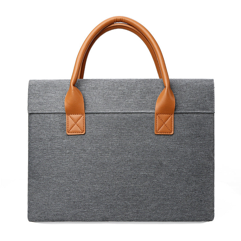 Modern Structured Laptop Tote Bag LoungeYard — product view 7