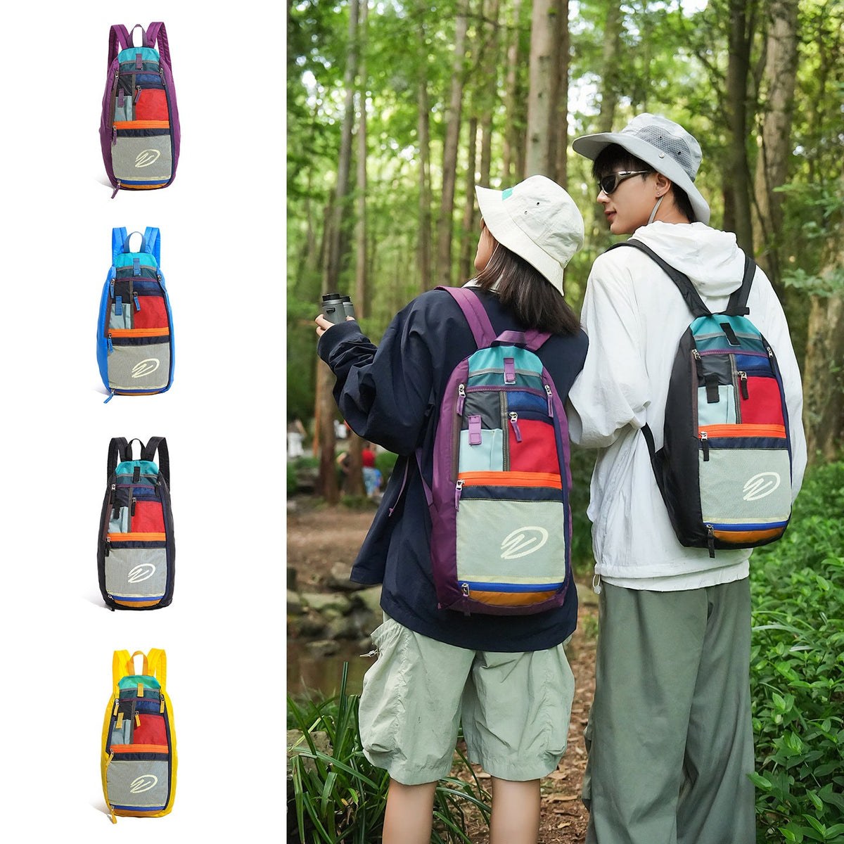 Multi-Pocket Casual Adventure Backpack LoungeYard — product view 4