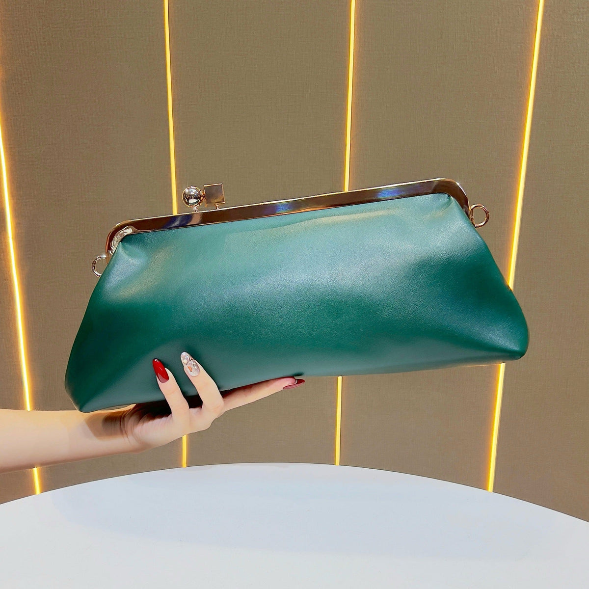 Stylish Satin Evening Clutch — product view 5