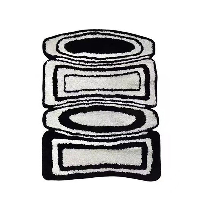 Abstract Geometric Area Rug Bowlift — product view 4