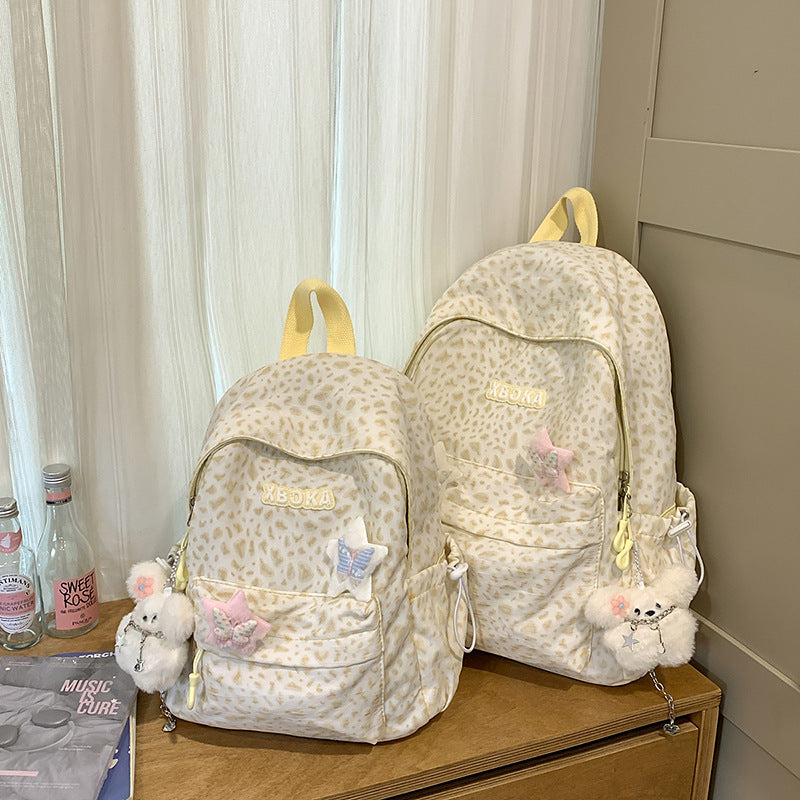 Cute Casual Printed Backpack LoungeYard — product view 6