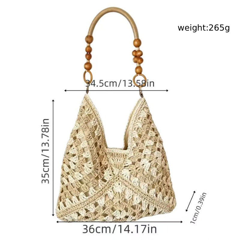 Handmade Macrame Handbag LoungeYard — product view 5