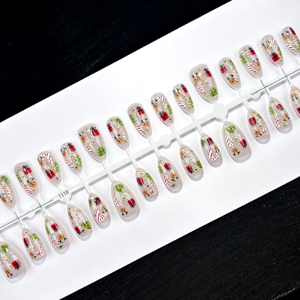 Festive Themed Decorative Press-On Nail Set — product view 2
