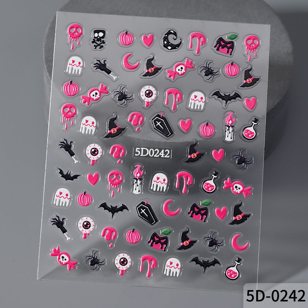 Halloween-Themed Nail Art Sticker Set — product view 2