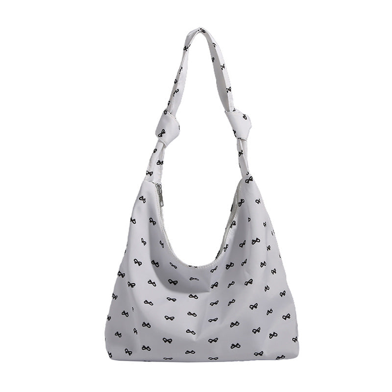 Stylish Bow-Handle Hobo Bag — product view 3