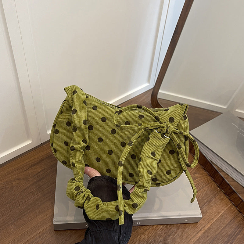 WoVintage Polka Dot Crossbody Handbag LoungeYard — product view 2