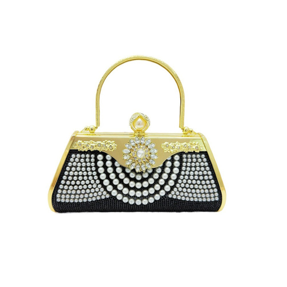 Vintage Pearl Embellished Evening Clutch — product view 7