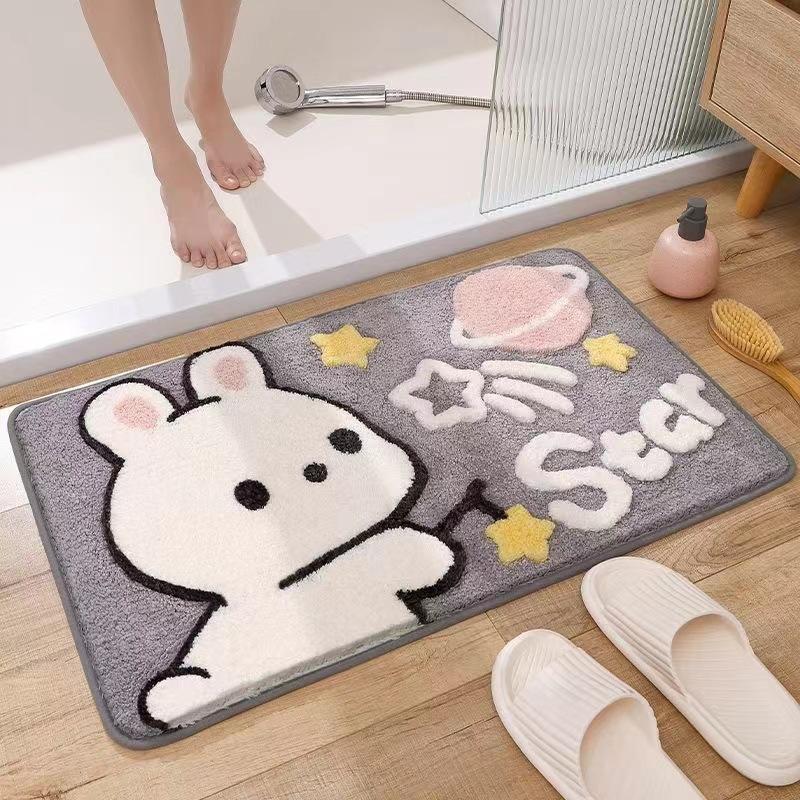 Playful Penguin-Themed Bath Mat LoungeYard — product view 6
