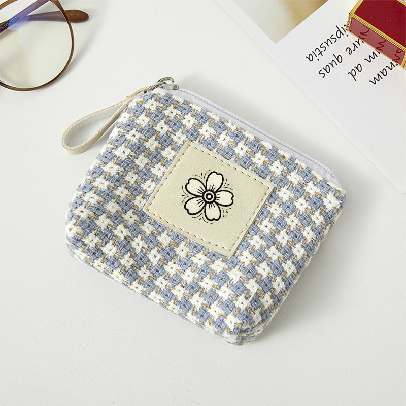 Textured Zip-Around Coin Purse — product view 3