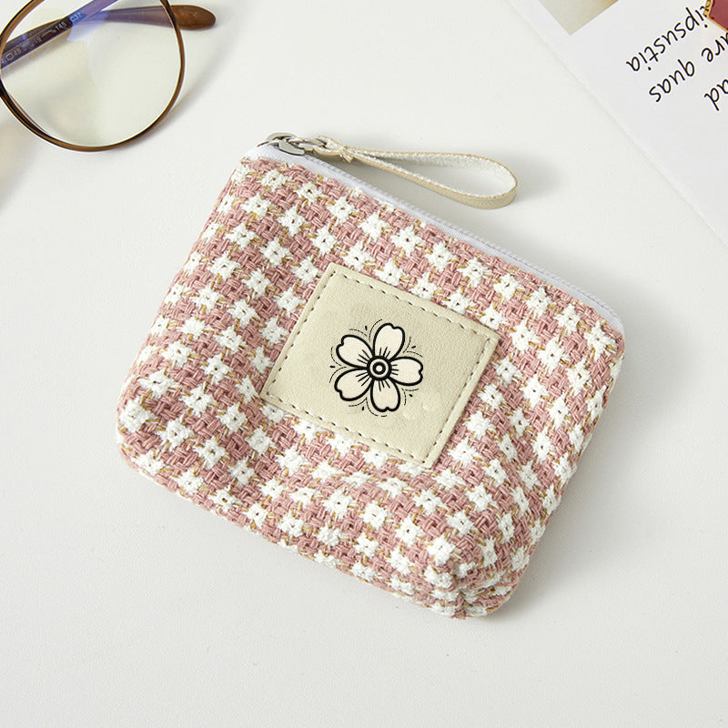 Textured Zip-Around Coin Purse — product view 4
