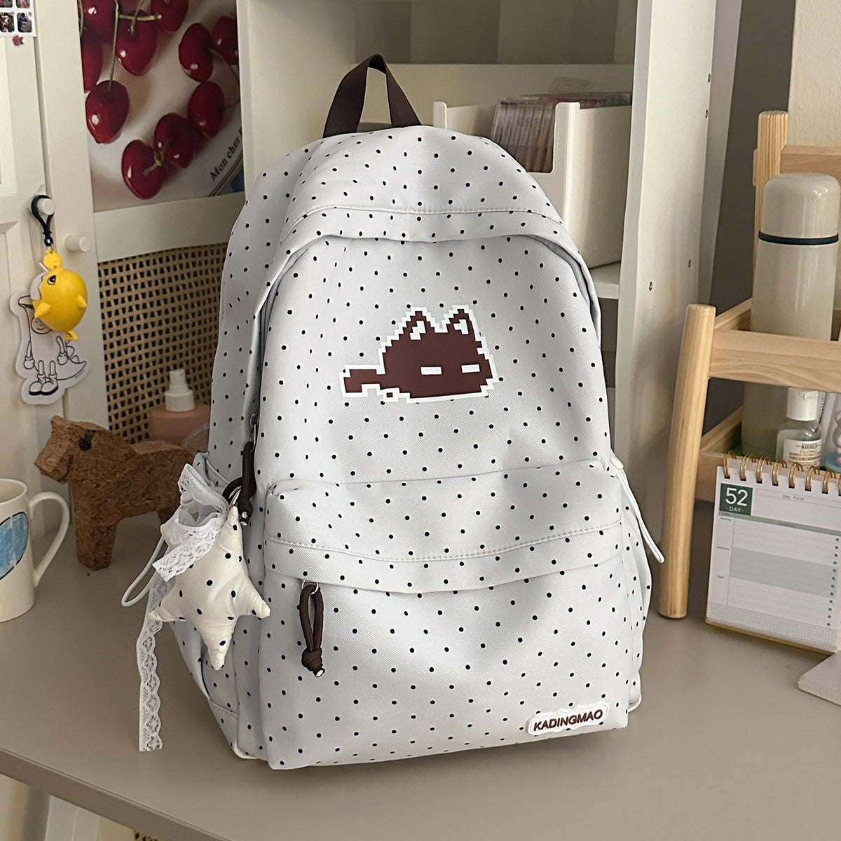 Fun Graphic Print Backpack LoungeYard — product view 7