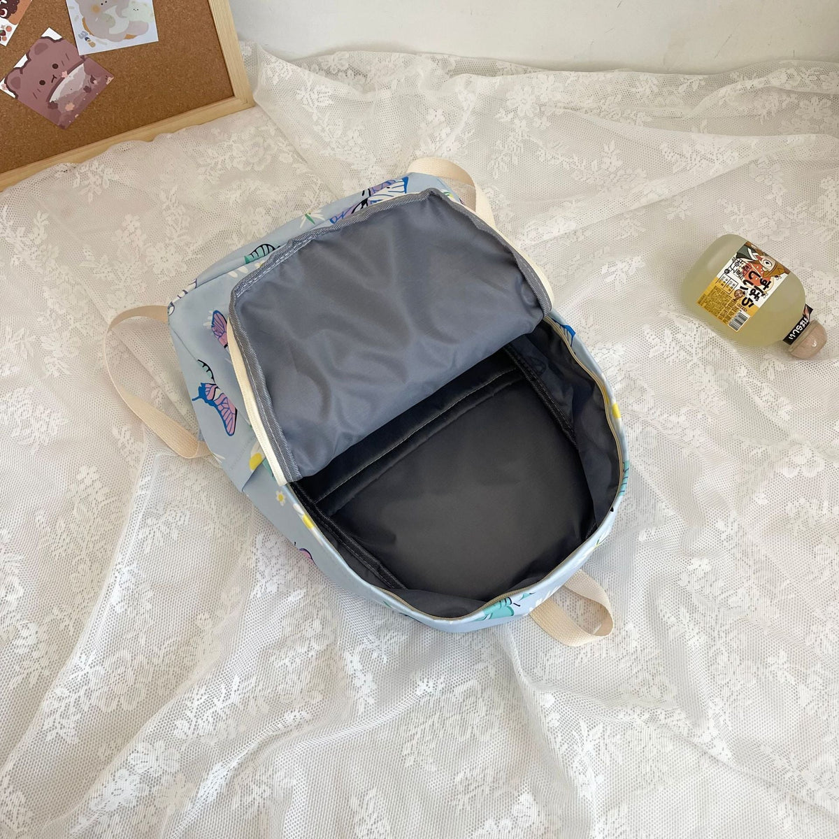 Floral Patterned Everyday Backpack LoungeYard — product view 4