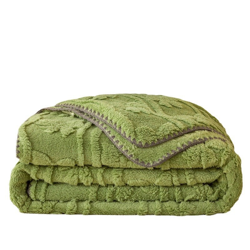 Ladies Cozy and Soft Blanket with Floral Pattern LoungeYard — product view 2