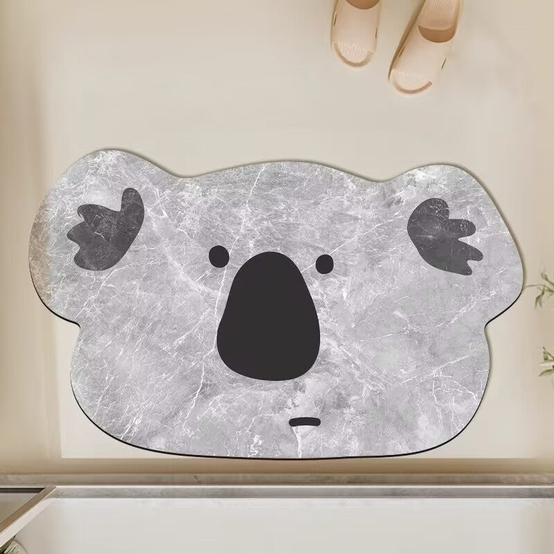 Cute Hippo-Shaped Bath Mat — product view 3