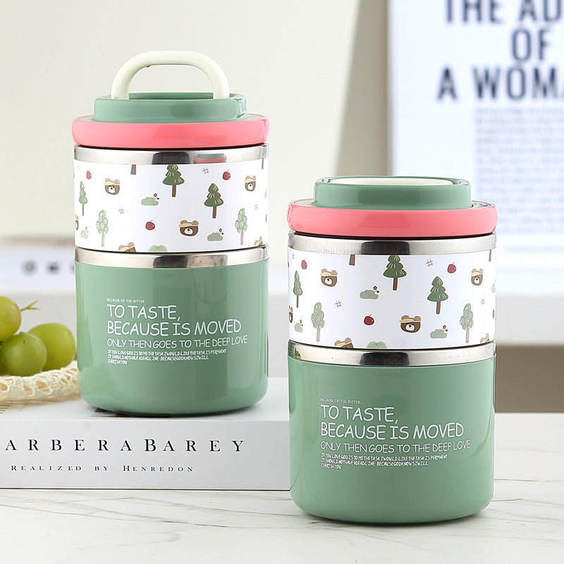 Insulated Food Jar with Handle — product view 1