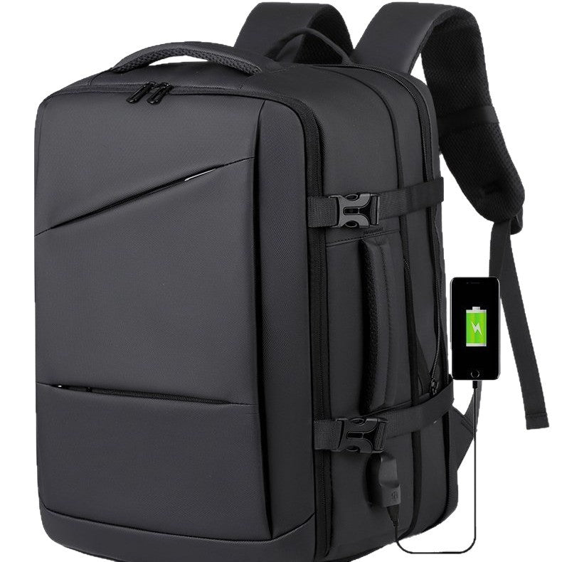 Sleek Organized Travel Backpack LoungeYard — product view 3