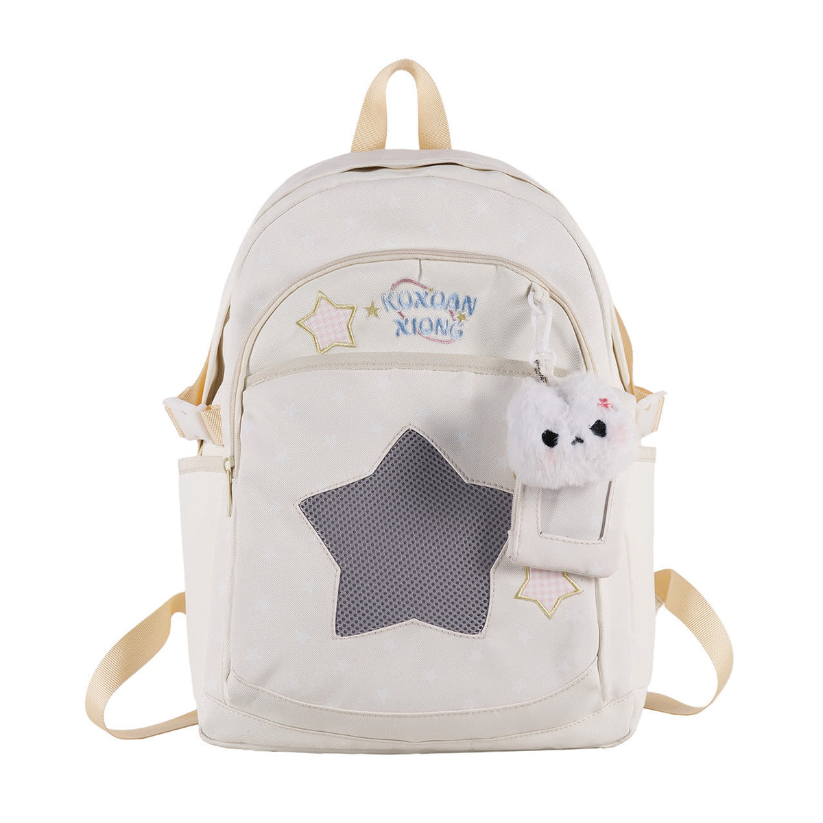 Cute Star-Print Backpack LoungeYard — product view 5