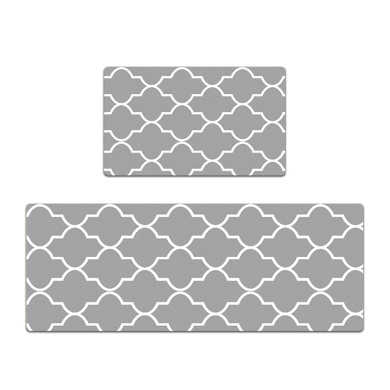 Geometric Pattern Runner and Mat Set Bowlift — product view 5