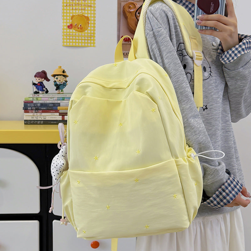 Elegant Embroidered Casual Backpack LoungeYard — product view 3