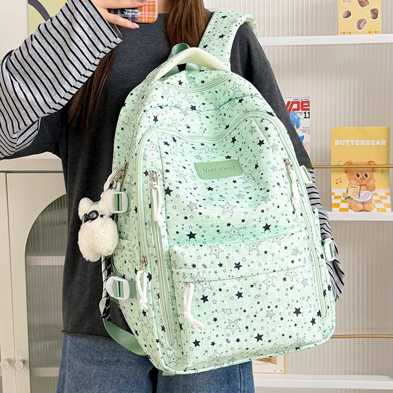 Lightweight Star-Patterned Backpack LoungeYard — product view 2