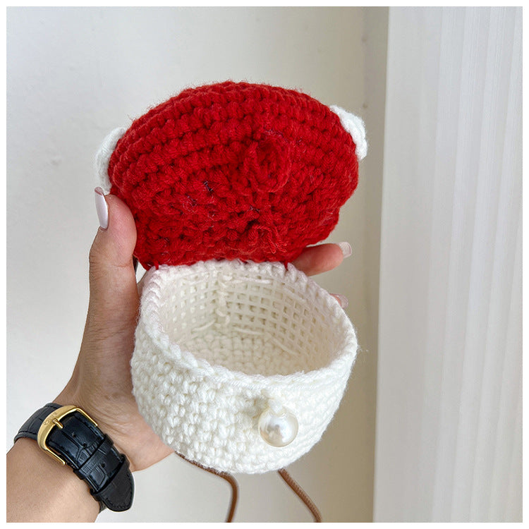 Cute Crochet Mini Backpack — product view 5