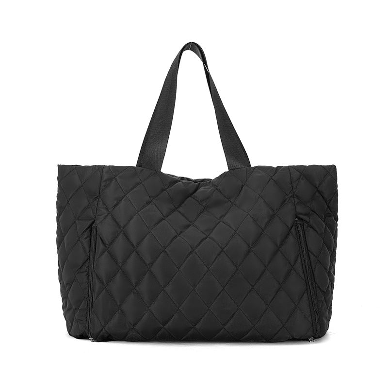 Spacious Quilted All-Purpose Tote Bag LoungeYard — product view 2