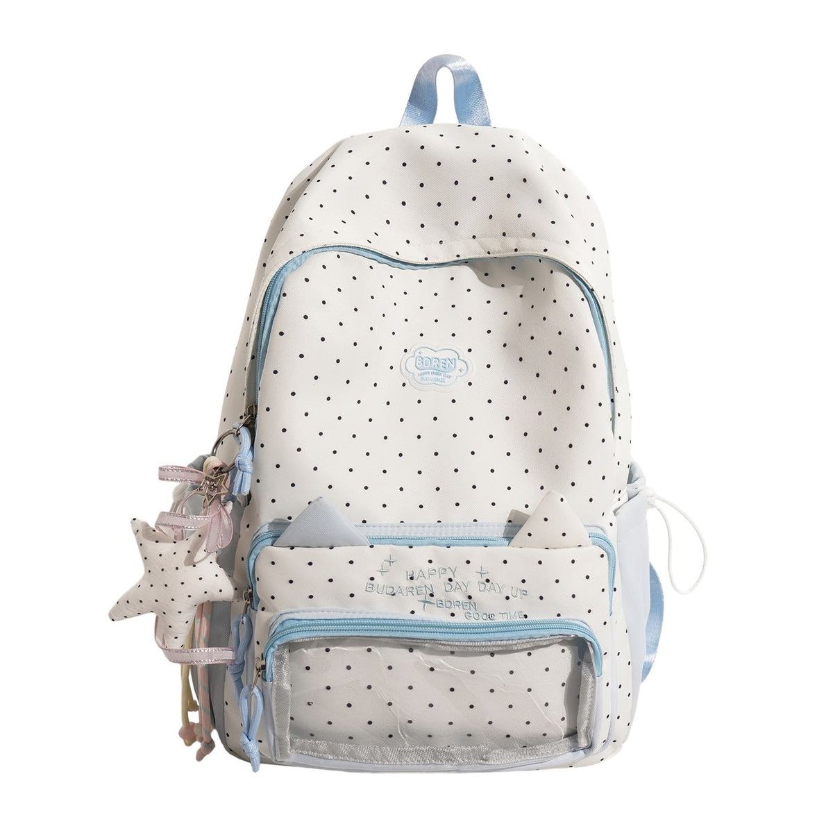 Cute Polka Dot Design Backpack LoungeYard — product view 5