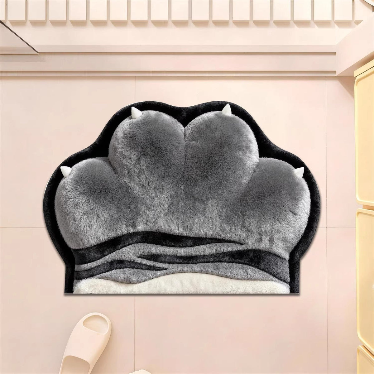 Plush Cat Paws Decorative Bath Mat — product view 6