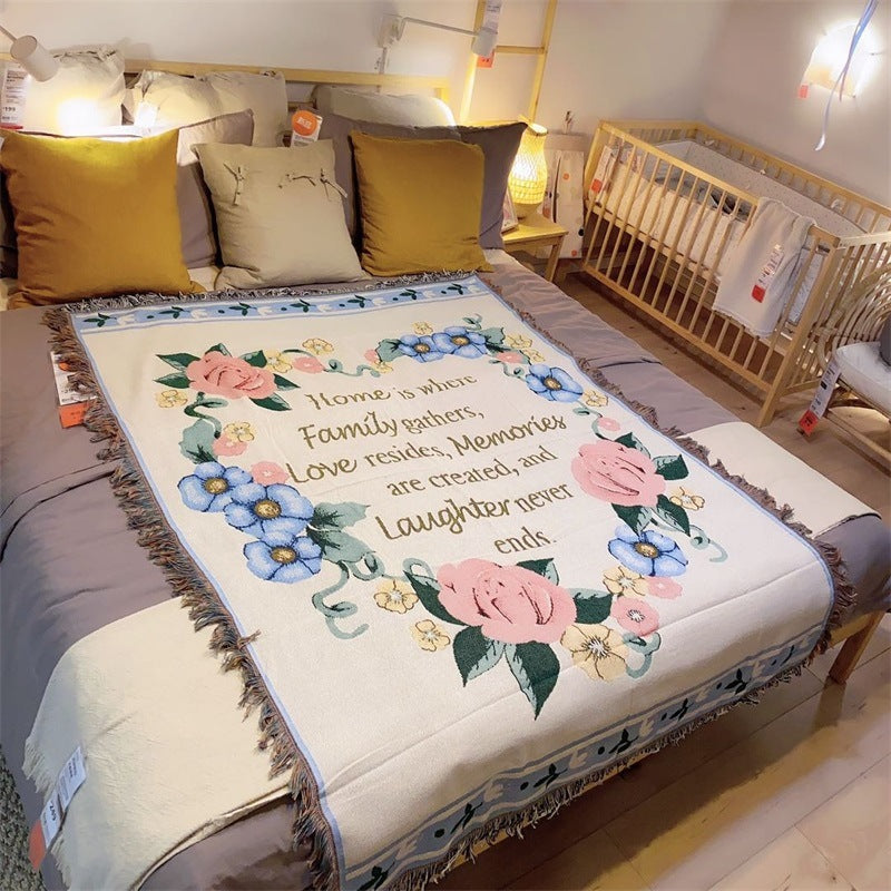 Inspirational Tapestry Blanket — product view 2
