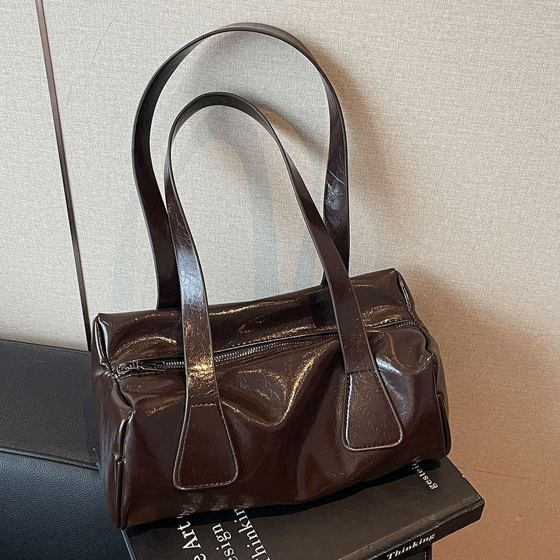 Elegant Glossy Handheld Tote Bag — product view 1