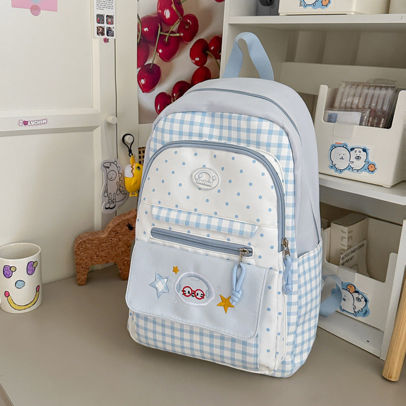 Cute Patterned School Backpack — product view 4