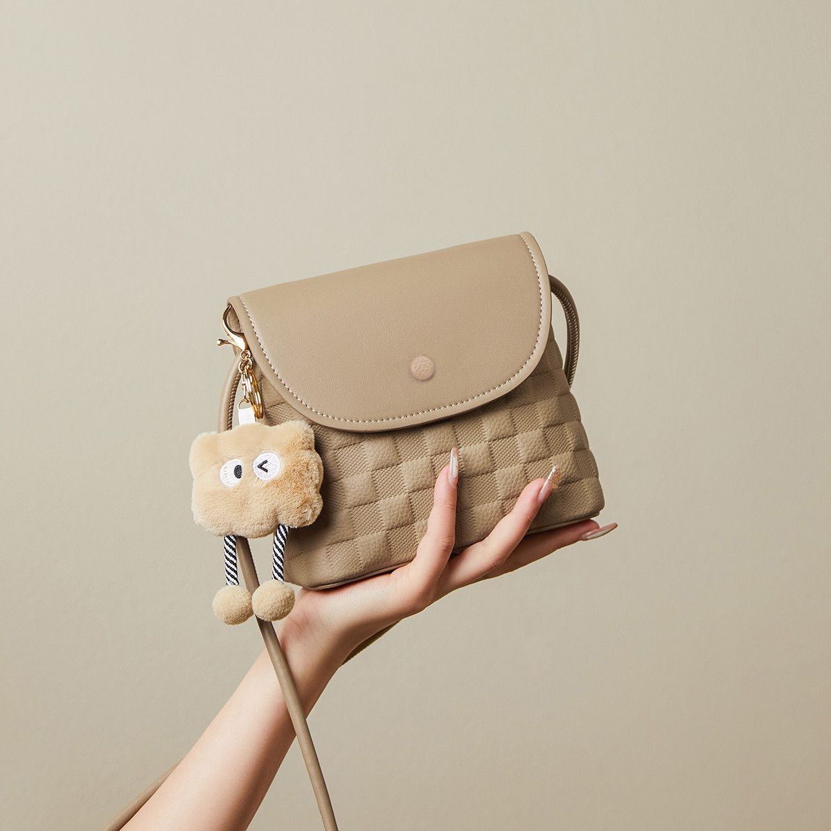 Charming Textured Crossbody Bag LoungeYard — product view 5