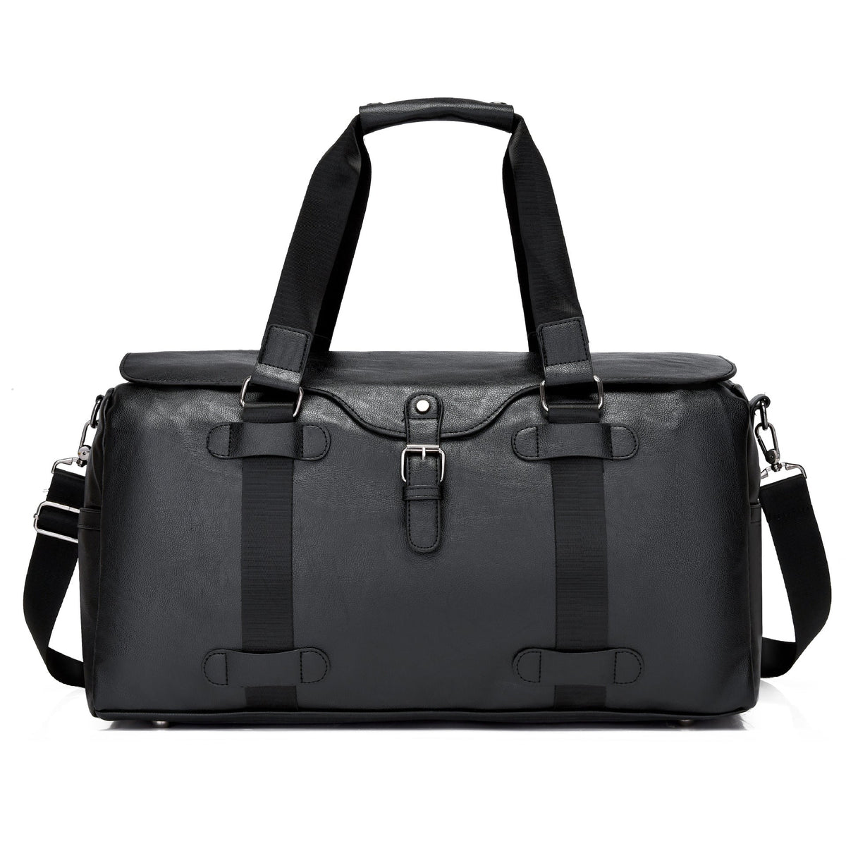 Premium Leather Travel Duffel LoungeYard — product view 1