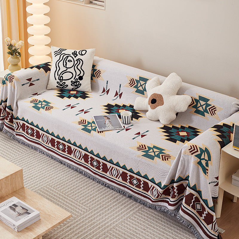 Cozy Cartoon-Themed Sofa Throw Blanket — product view 1