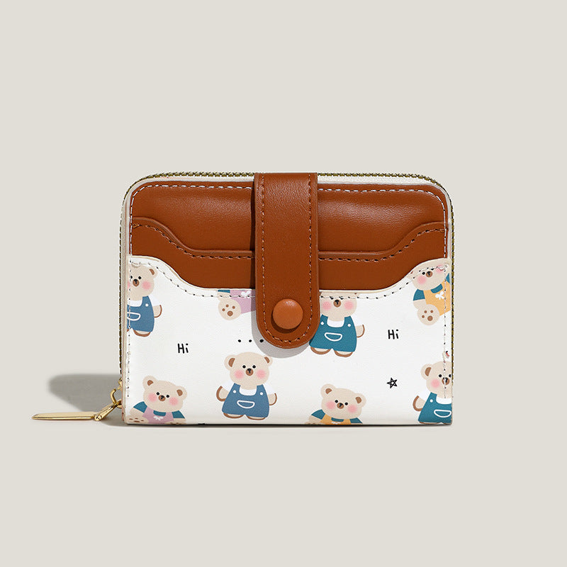 Playful Bear-Themed Zip Wallet — product view 5
