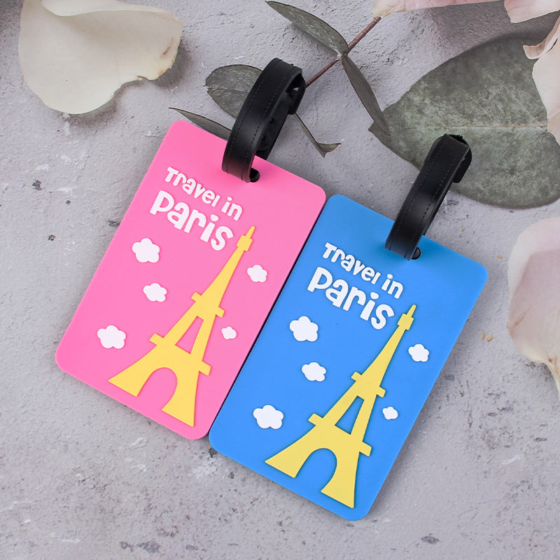 Paris-Themed Luggage Tag LoungeYard — product view 5