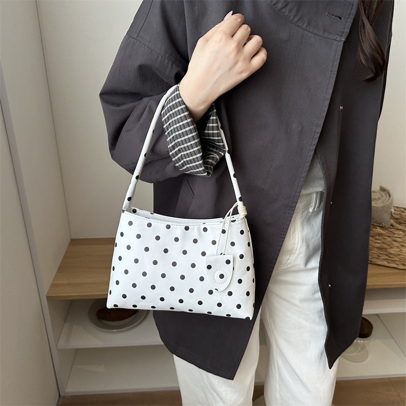 Casual Polka Dot Shoulder Handbag — product view 3